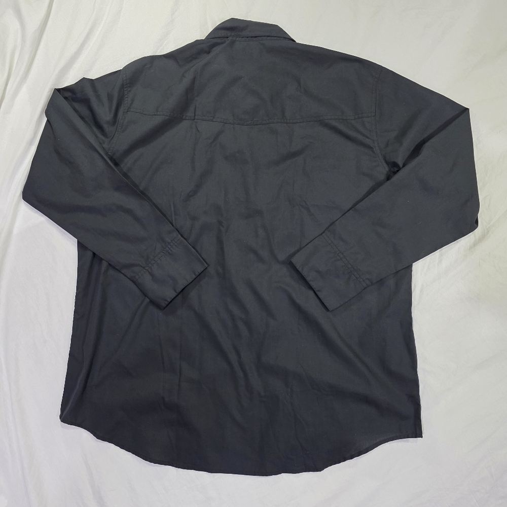 High Noon Western Long Sleeve Button Up Shirt Embroidered Yoke Pearl Snaps. 2XL - Picture 5 of 9